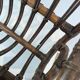 Vintage rattan magazine rack