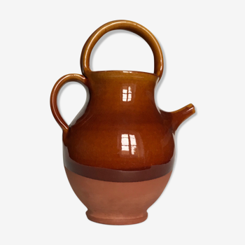 Sun pottery sandstone carafe/pitcher, Salernes