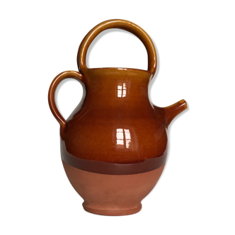 Sun pottery sandstone carafe/pitcher, Salernes