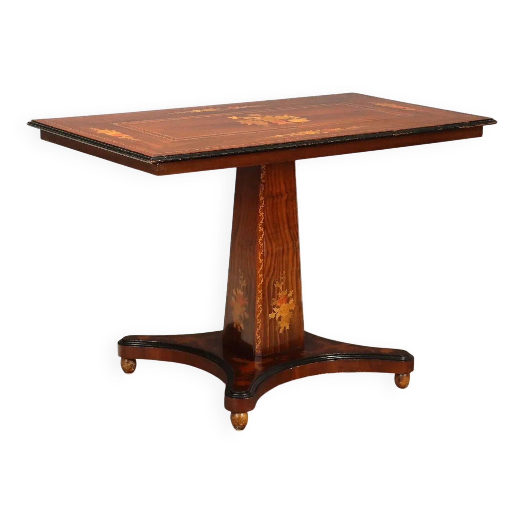 Table en palissandre et acajou - Angleterre fin XIXe siècle