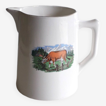 Milk jug - Digoin Sarreguemines porcelain - 1940