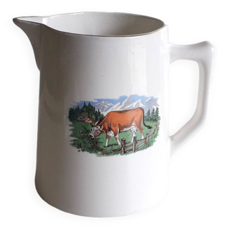 Pot à lait - Porcelaine Digoin Sarreguemines - 1940