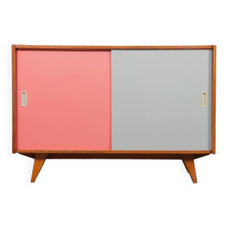 Pink and white chest of drawers by Jiri Jiroutek, model U-452 circa 1960