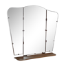 Miroir triptyque avec tablette 60x65cm