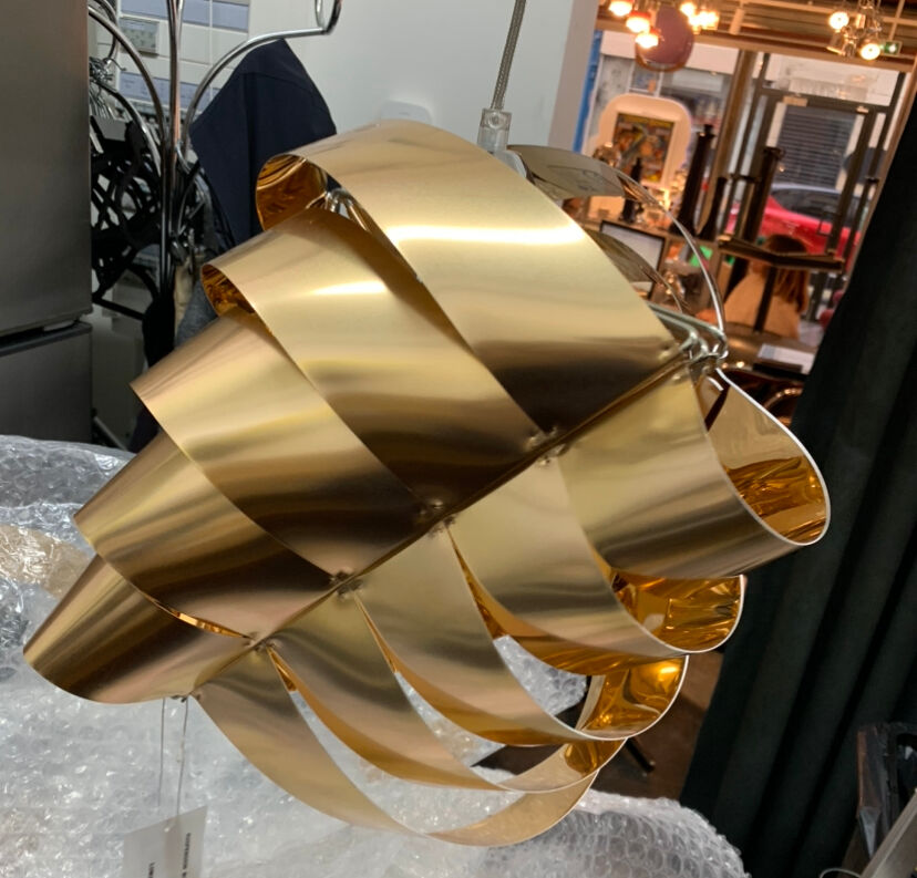 Pendant lamp Max Sauze Auriga - gold