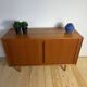Kai Kristiansen teak sideboard with retractable doors – Denmark 1960s