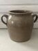 Ancien pot à graisse, grès vernissé