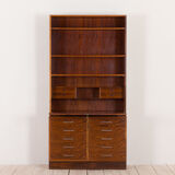 Rosewood drop front secretary desk by Axel Christensen, Odder, ACO Møbler, Denmark, 60s