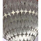 Lustre en verre de murano quadriedro transparent par simoeng