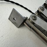 Old large industrial accordion wall lamp