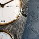 Clock vintage formica wall clock silent barometer "Manufrance"