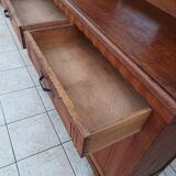 Art Deco period carved oak sideboard