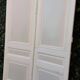 Paire de portes de placard h233x86cm chacune ancienne