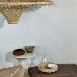 Suspension rattan saucer iron frame D:120 H:60