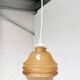 Lampe de plafond vintage couleur cognac, années 1960