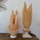 Draped lamp "corolle" by Georgia Jacob, model XXL 65cm, mid century, 70