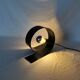 Lampe looping en acier, Massive, Belgique, 1990.