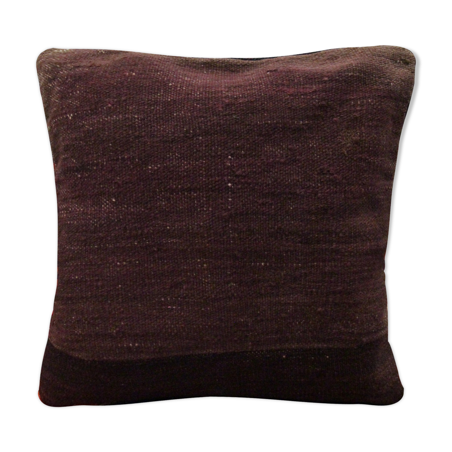 Vintage Brown Stripped Wool Cushion Cover- 41x43cm