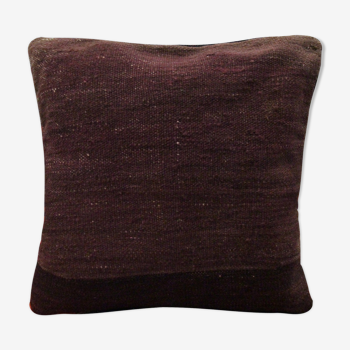 Vintage Brown Stripped Wool Cushion Cover- 41x43cm