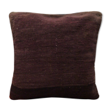 Vintage Brown Stripped Wool Cushion Cover- 41x43cm