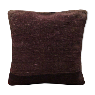 Vintage Brown Stripped Wool Cushion Cover- 41x43cm