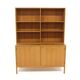 Bibliothèque scandinave en chêne, Suède, 1960