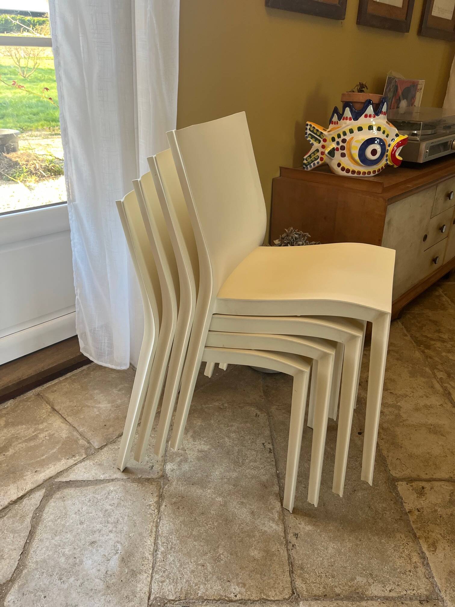 4 superb slick-slick chairs by Philippe Starck for Xo Design