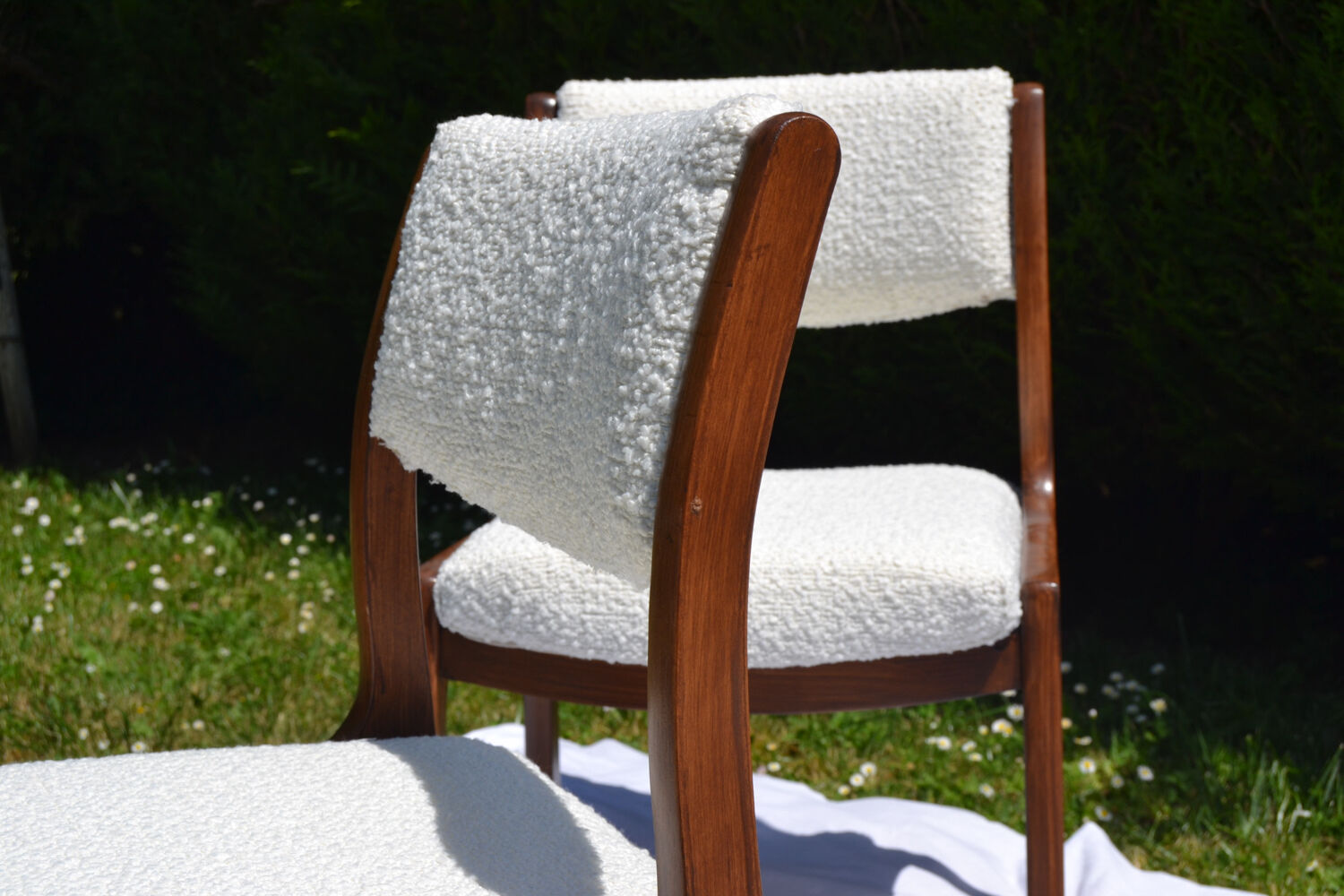 4 Baumann sleigh chairs