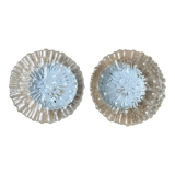 Vintage round glass ceiling lamps