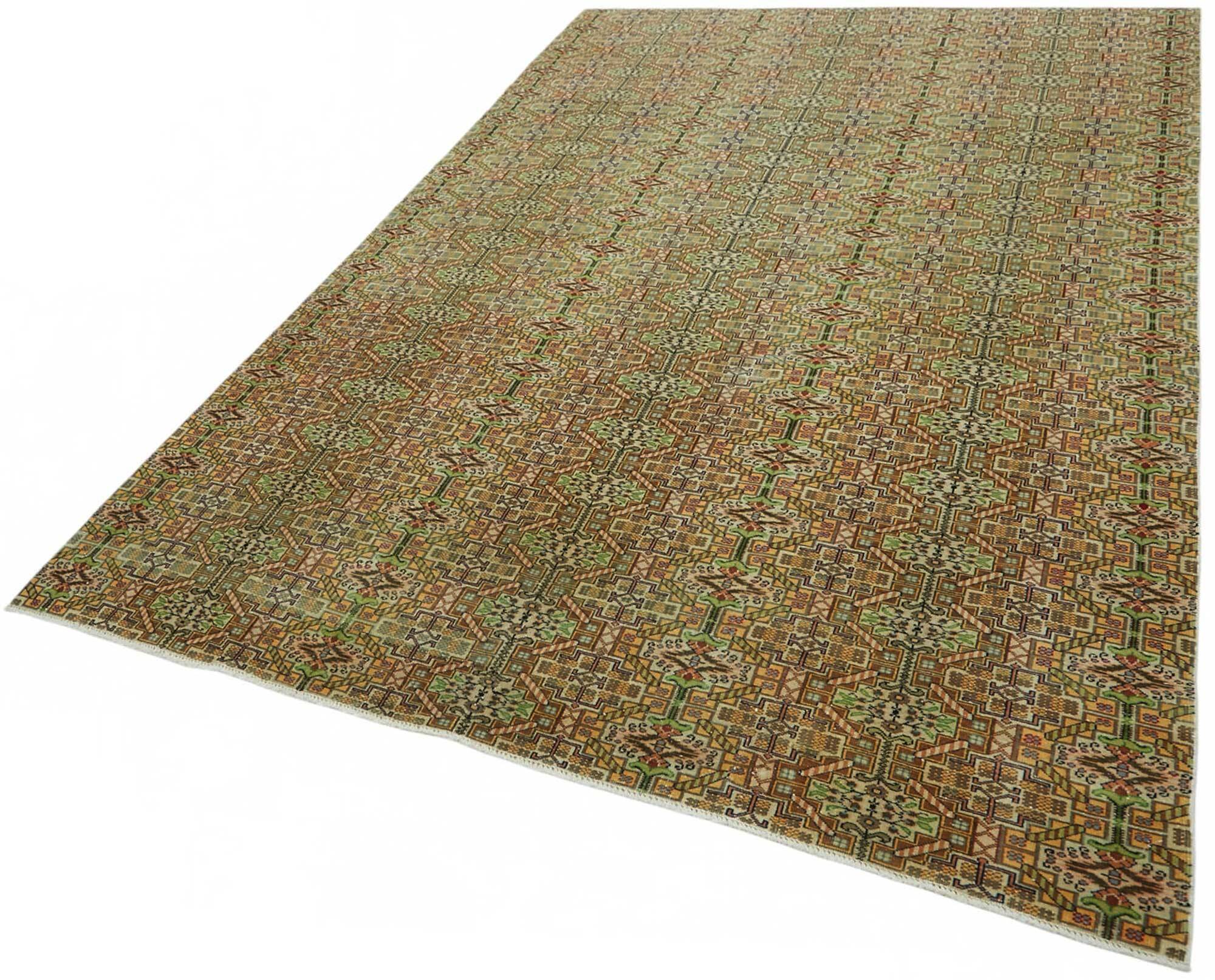 Turkish Wool Vintage Kayseri Rug 193 cm x 287 cm
