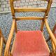Louis Philippe style armchairs in cherry set of 4