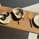 Teak pie server kitchen utensil L30 W8