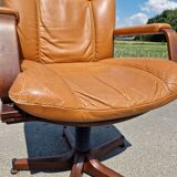 Set of 2 vintage Scandinavian armchairs co.fe.mo Italy 1970