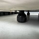 Leather 5-seater sofa "Fiandra" by Vico Magistretti for Cassina, 1970, Italy