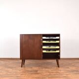 Mid-Century Danish Teak Tambour Doors Sideboard, 1960s