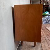 Scandinavian row in vintage teak 1960