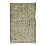 Turkish Anatolian Handmade Vintage Area Rug 210 cm x 134 cm