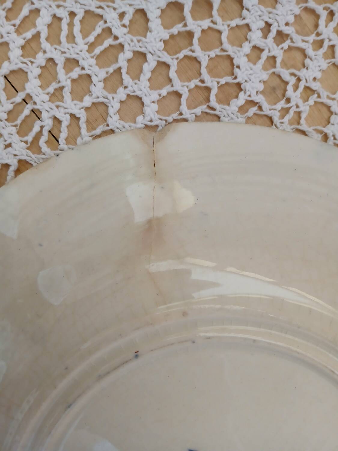 4 flat plates "thistles" from gien