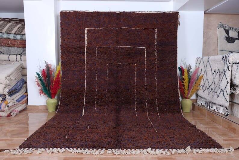 Handmade Moroccan Berber rug, size 150 x 260 cm