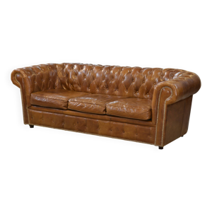 Canapé Chesterfield - marron