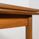 Table de salle à manger extensible en teck, style Mid-Century, Danemark, années 1960