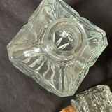 Vintage square whisky decanter square cap
