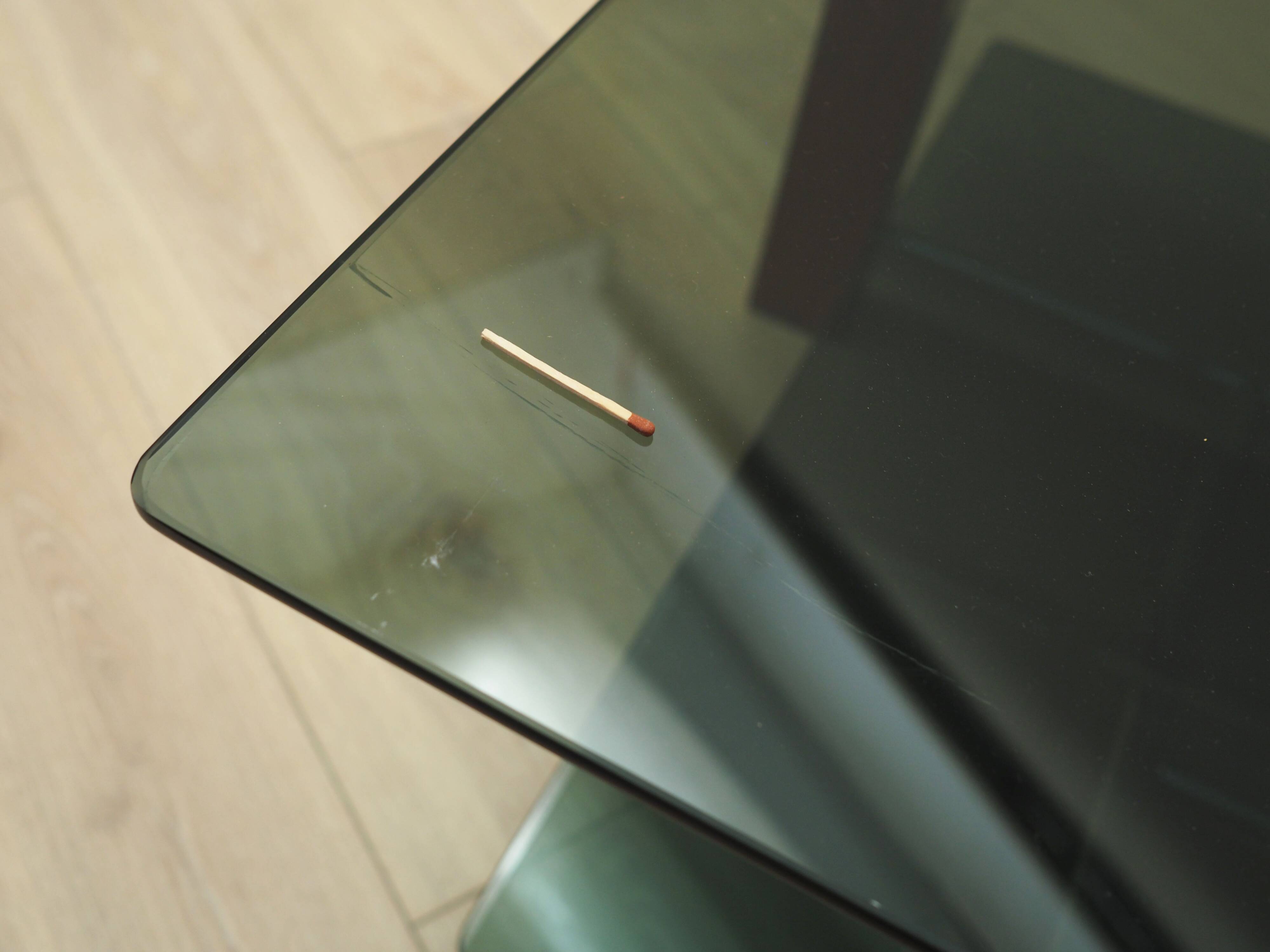 Glass table, Italian design, 1970s, production: Italy