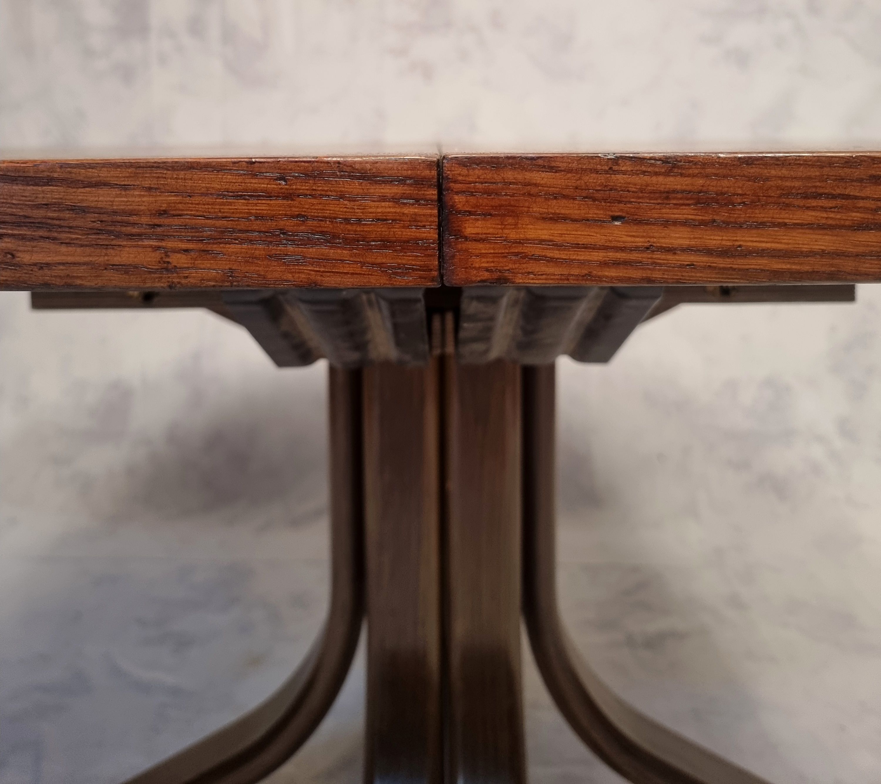 Table by Bruno Rey for Dietiker by the workshop "Stuhl aus Stein am Rhein" - Oak - Ca 1970