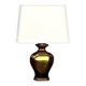 Large Deknudt lamp in varnished gold brass, 1970s.