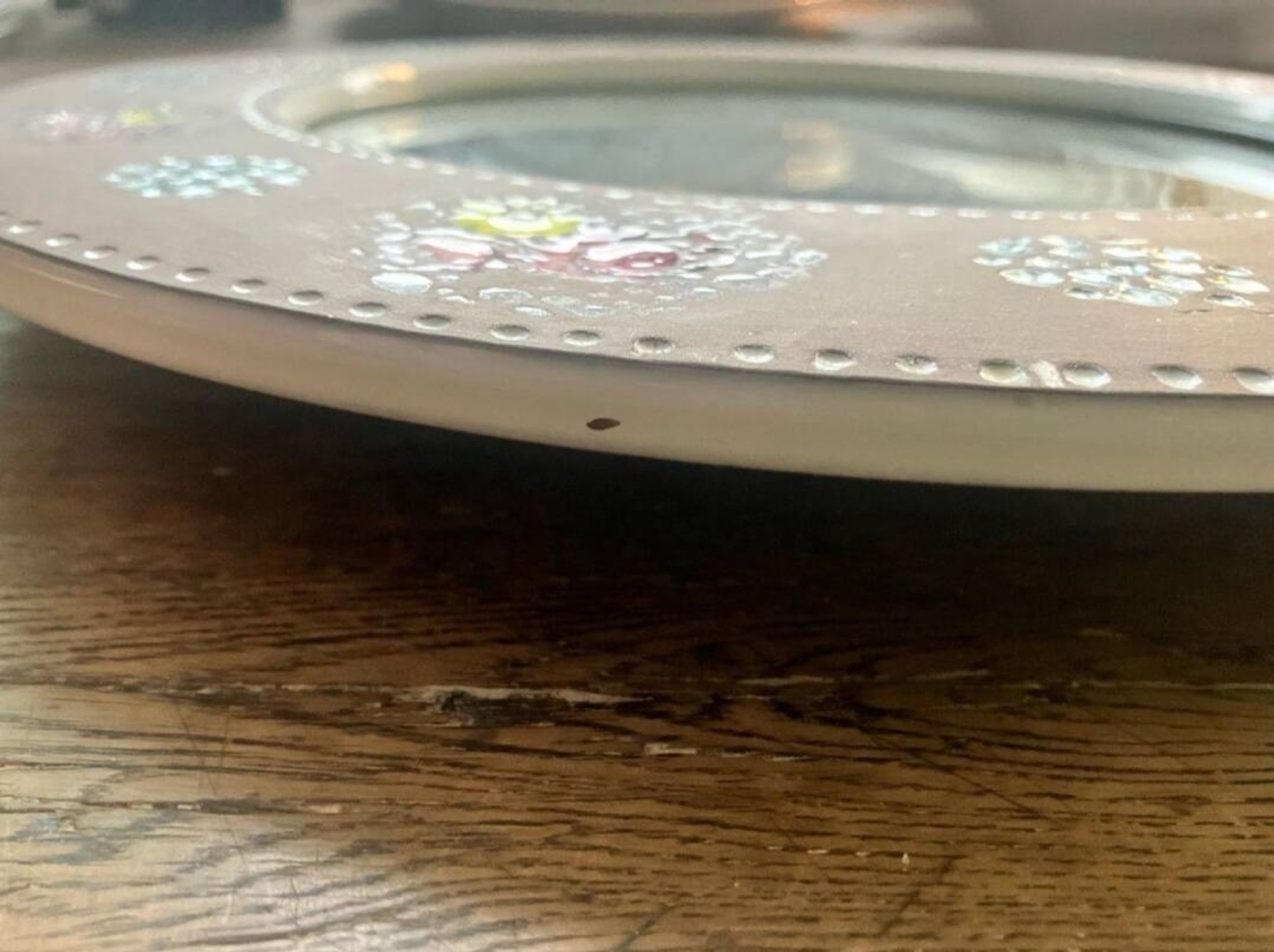 Ceramic Mirror Mari Simmulson Floral Decor/ Scandinavian Design