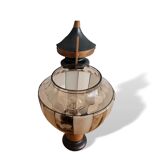 Art Deco metal glass wall sconce lamp