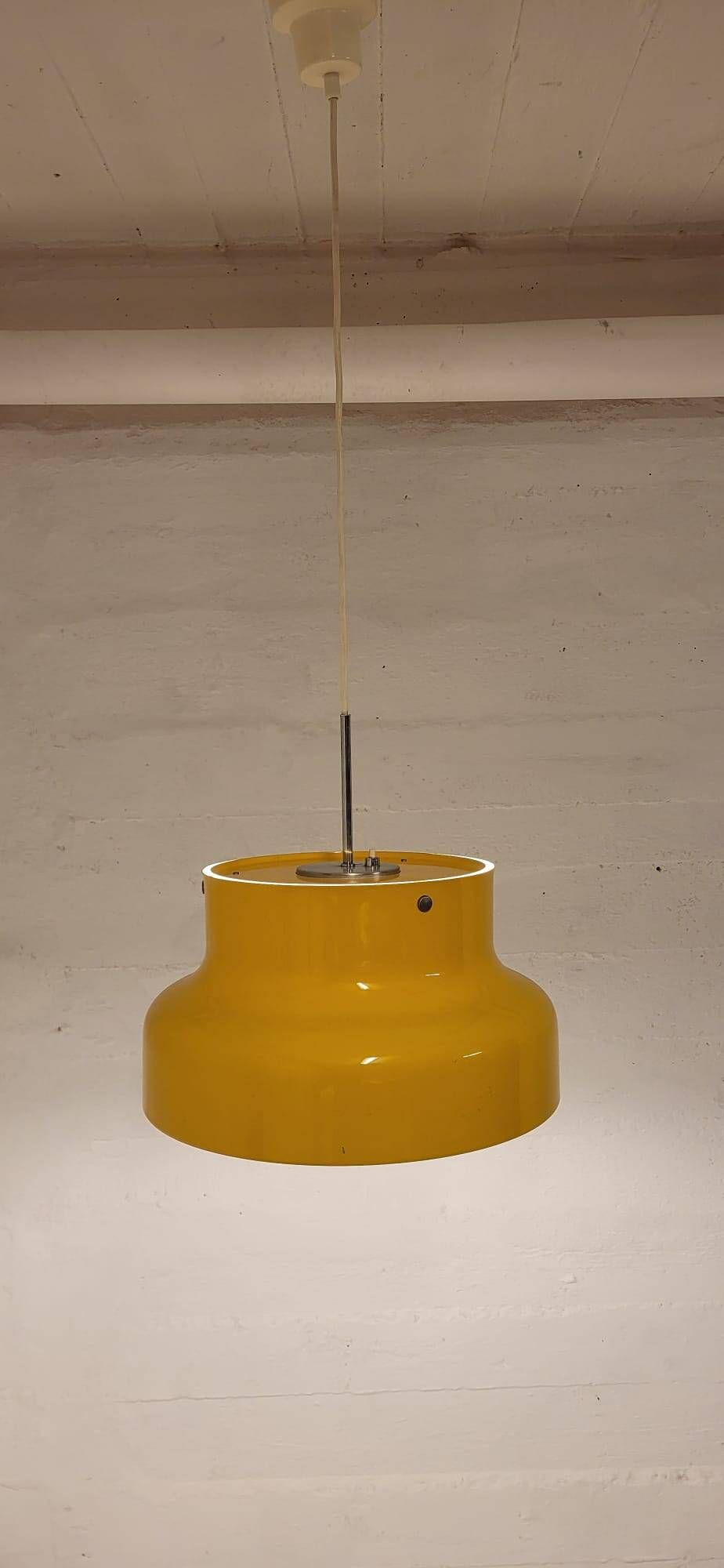 Yellow ceiling lamp 1970s – Bumling Anders Pehrson Ateljé Lyktan | Vintage design lamps