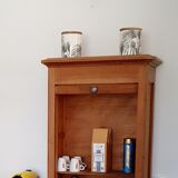 Wooden curtain cabinet