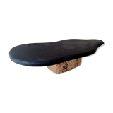 Black basalt coffee table